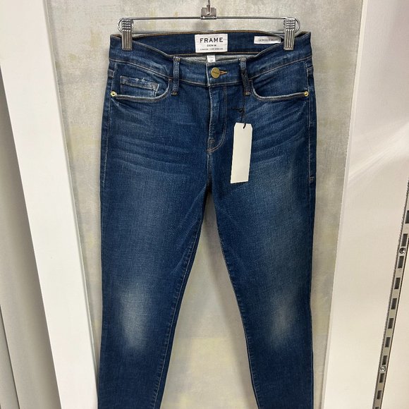 Frame Le Skinny De Jeanne Tulip Hem - Picture 1 of 4